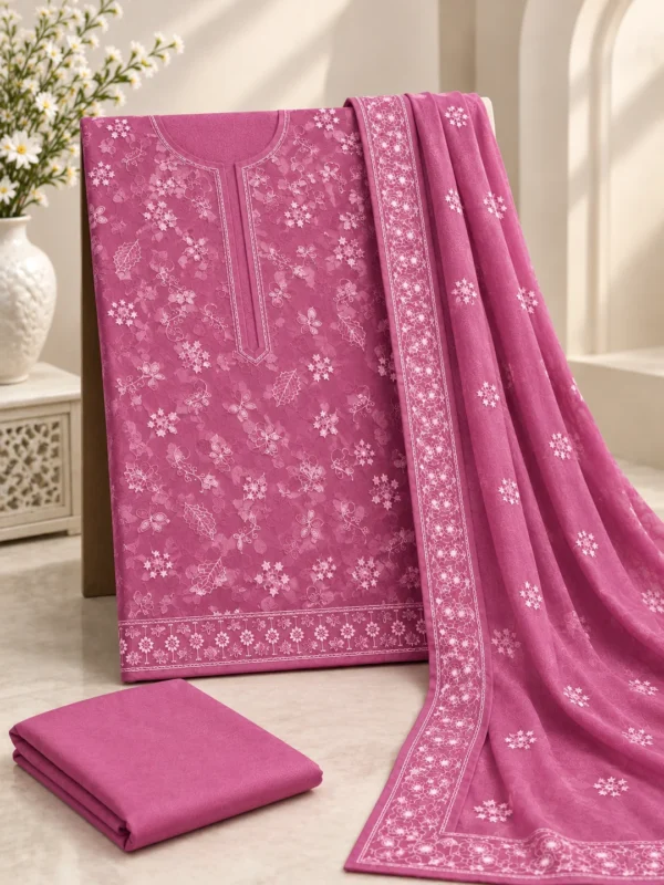 Gulkari 3 Piece Embroidered Suit