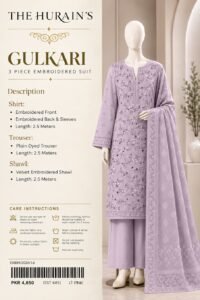Gulkari – 3 Piece Embroidered Suit