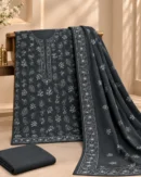 Gulkari Suit, Navy Blue Suit, 3 Piece
