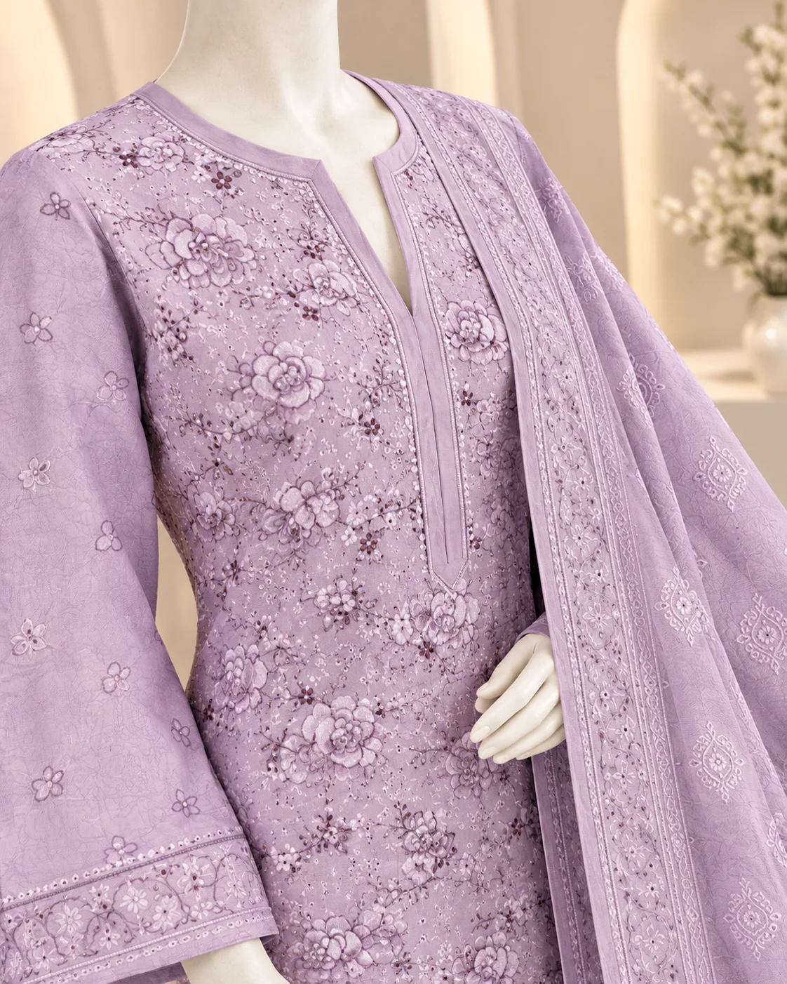 Gulkari – 3 Piece Embroidered Suit